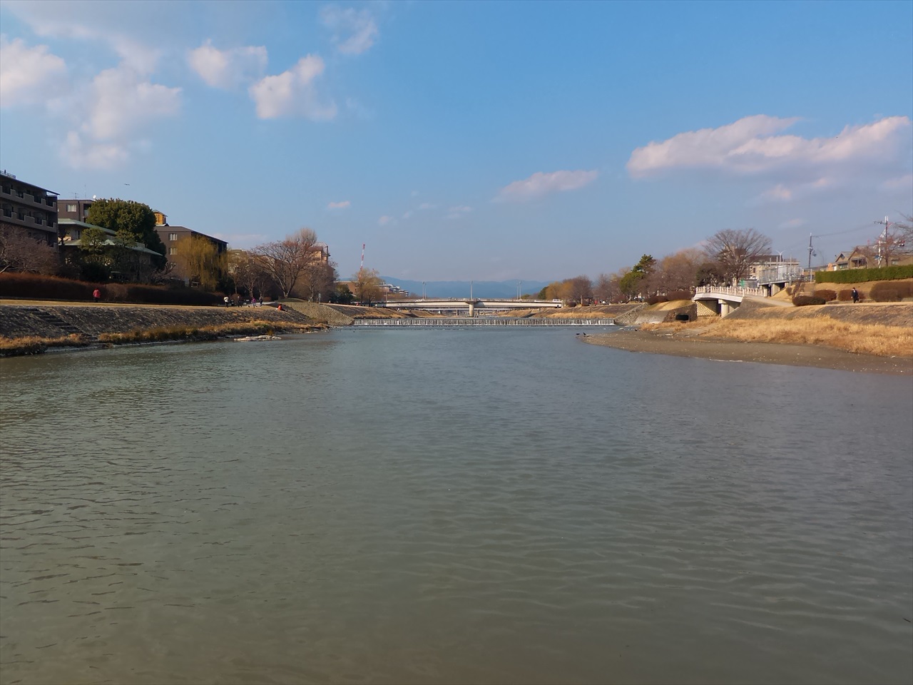 ZenFone Zoomで撮影した鴨川の写真